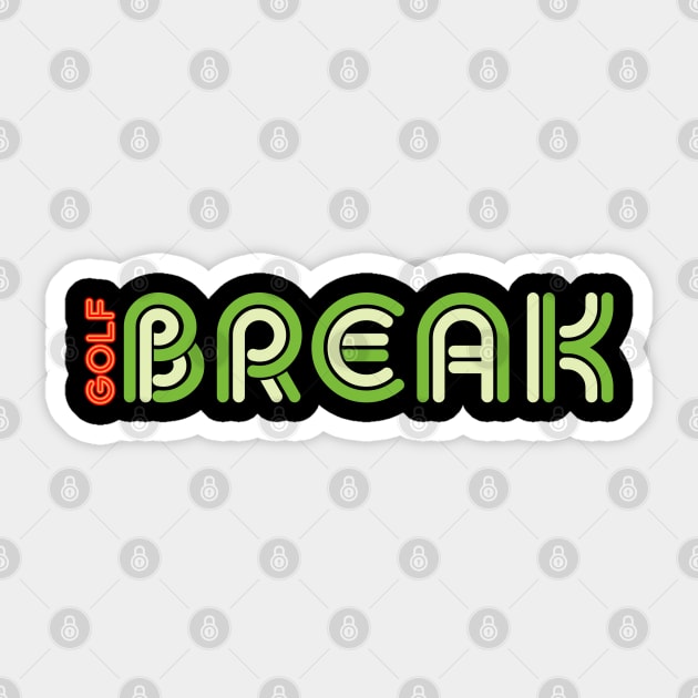 golf of break retro Sticker by osvaldoport76